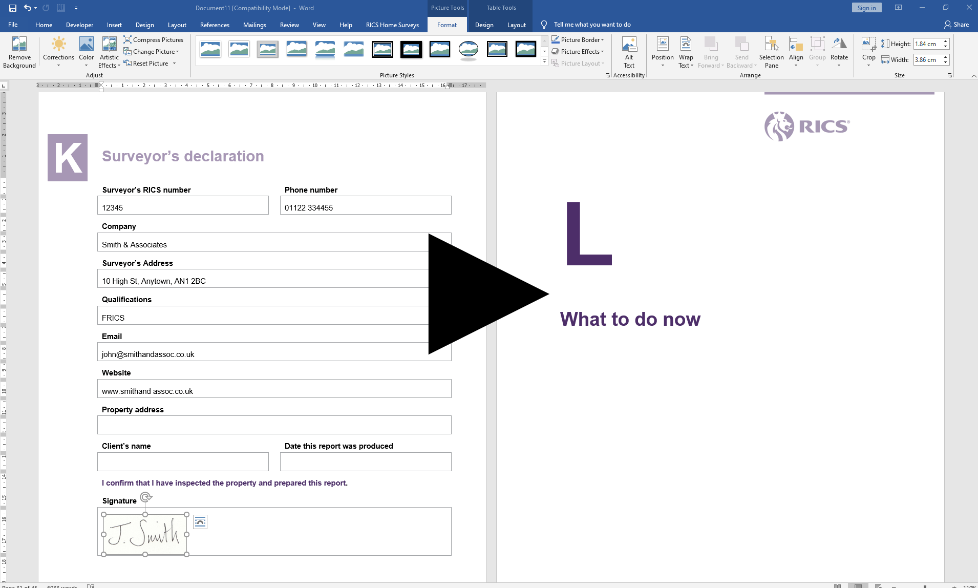 link to the video for using Autotext